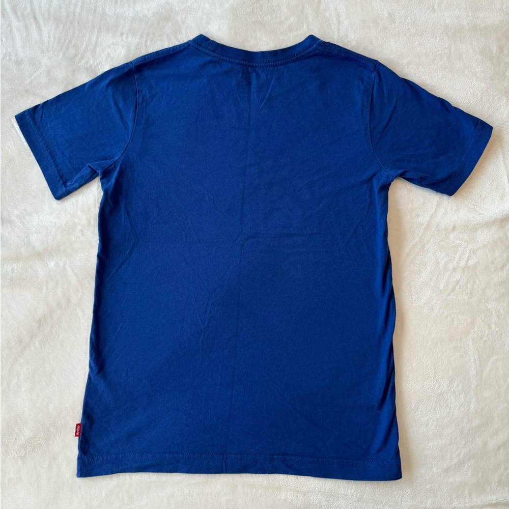 Levi's 2-Horse Graphic Short-Sleeve Cotton T-Shirt Blue Boys Size M 10-12 Yrs - Picture 3 of 8